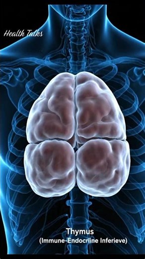 Thymus Gland — Where Immunity Is Born & Trained #health #health#science #anatomy #thymic #immun