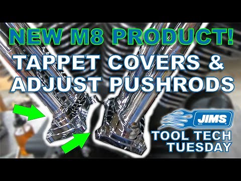 *NEW M8 TAPPET COVERS* How to Install Pushrods - JIMS - Kevin Baxter - Pro Twin Performance