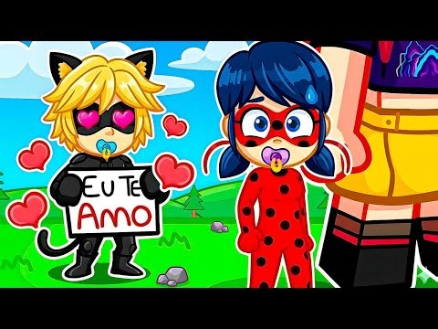 BEBÊ LADYBUG tem um FÃ MALUCO no ROBLOX! (Miraculous)
