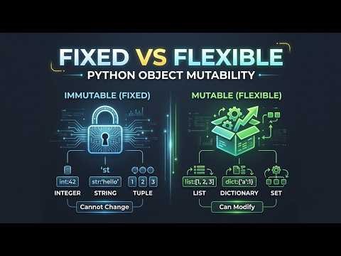 13 Python Mutability vs Immutability Explained | Lists, Tuples, Strings & More