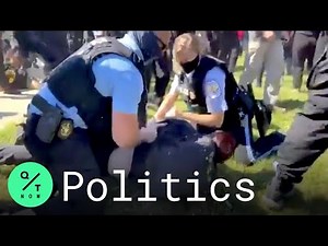 U.S. Park Police Clash With Protesters at Washington Monument