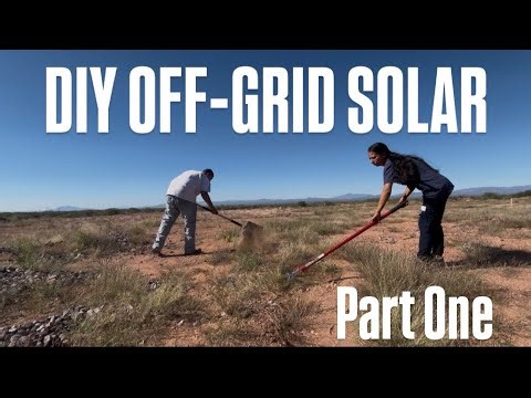 DIY • OFF GRID SOLAR SET UP PART ONE