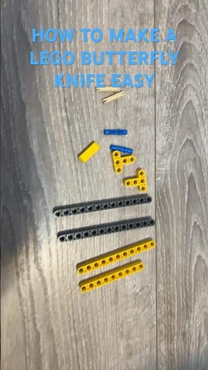 EASY LEGO BUTTERFLY KNIFE TUTORIAL