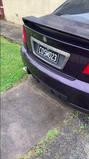 Vy v6 full exhaust revving