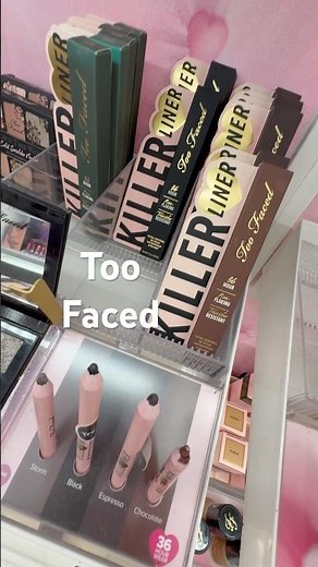 TOO FACED KILLER LINER LIP OIL MINIS BETTER THAN SEX MASCARA ULTA FINDS TARGET #toofaced