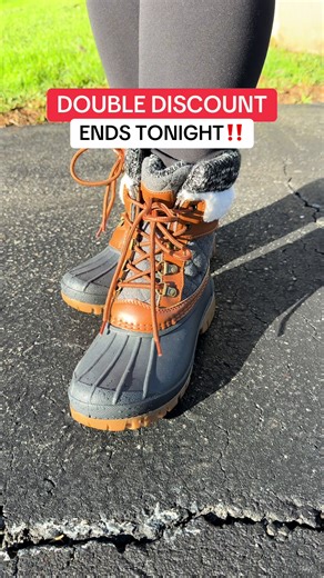 ❄️ Winter-ready boots you actually need this season Waterproof shell keeps feet dry in snow & slush Non-slip sole for icy sidewalks & winter walks Warm, cozy, and easy to style for everyday winter wear Perfect December pickup before the cold really hits 🎄🧊 #TikTokShopBlackFriday #tiktokshopholidayhaul #TikTokShopCreatorPicks #winterboots #holidaygiftideas