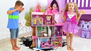10K views · 215 reactions | Diana and Roma Mysterious Dollhouse Story...
