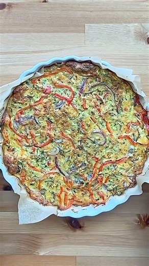 Easy Zucchini Slice Recipe #zucchinirecipe #frittata #cheesyrecipe #noai
