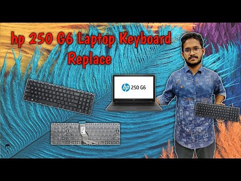 hp 250 G6 Laptop Keyboard Replace