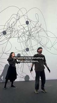 🎻🧑‍💻 Exploring movement, sound and technology in Royal College of Art Snap Visualisation Lab #Shorts