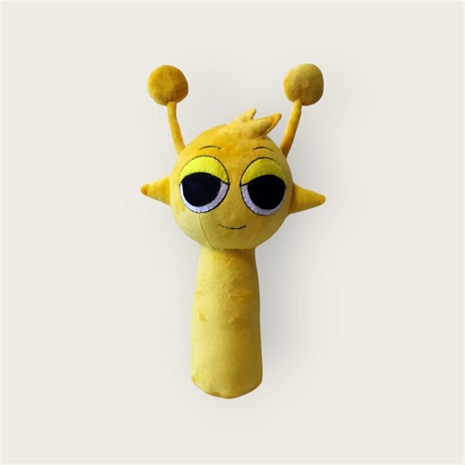 Handmade Yellow Alien Plush With Antennas (32 Cm) - Etsy Australia
