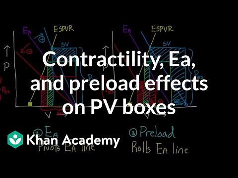 Contractility, Ea, and preload effects on PV boxes | NCLEX-RN | Khan Academy