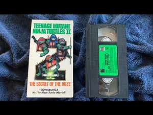 Opening To Teenage Mutant Ninja Turtles II: Secret Of The Ooze 1991 VHS