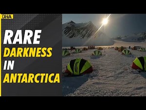 Total eclipse brings rare darkness to Antarctica, creates dazzling sight | Solar Eclipse | Timelapse