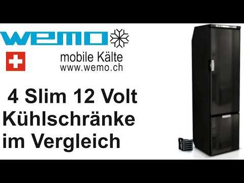 Slim Kühlschrank 12 Volt Wohnmobil im Vergleich WCS Dellware Vitrifrigo WEMO Wohnmobil