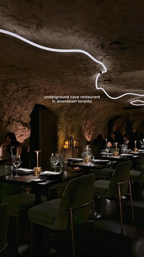 Juni on Instagram: "This might be the coolest restaurant in Toronto ✨ ----------------------------------------------- Follow @juni.toronto for more recommendations like this in Toronto :) ----------------------------------------------- Like what do you mean they have a hidden cave downstairs? The atmosphere was one of the most unique and memorable dining experiences I’ve had in the city. If you want to dine downstairs, you’ll need to order their tasting menu. While it’s definitely a splurge, I f