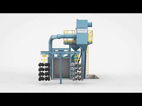 Wheelabrator HTS Hanger Type Blast Cleaning Machine