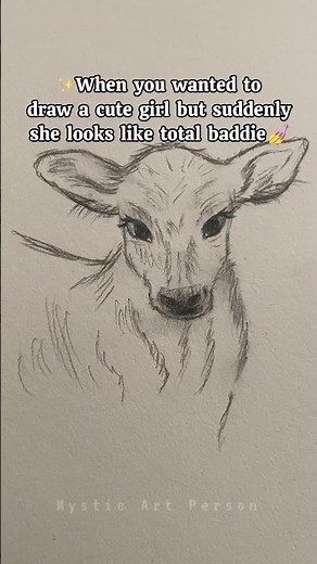 I drew another baddie #how #drawing #cow #fypシ゚viral