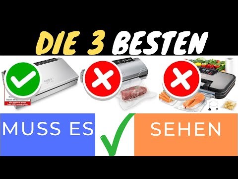 DIE 3 BESTEN VAKUUMIERGERÄTE 2025 FÜR FRISCHERE LEBENSMITTEL! 🥦✨