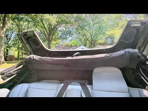 1995 BMW 325i convertible top operation.