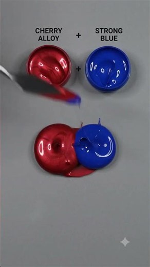 The Most Satisfying Red & Blue Mix #aesthetic #viral #shorts #asmrart #colorblend