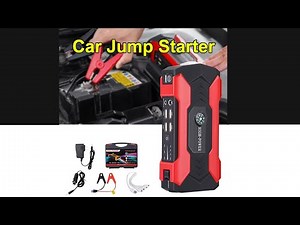 Car Jump Starter Multi-Function Emergency Power Bank Rechargable Battery