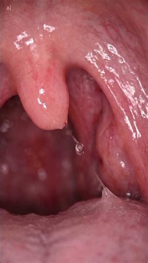 What's At The Back Of Your Throat? Palatine Uvula 3D Animation (Oddly Satisfying)