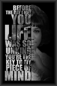 Typography Portrait Poster