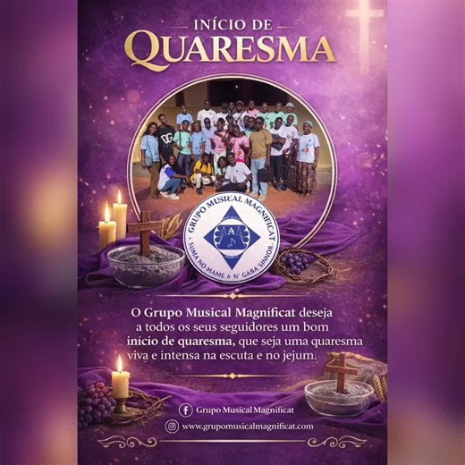 Na mensagem de quaresma para este ano, o Papa afirma que devemos jejuar para poder escutar. Sem o vazio deixado pelo jejum, nossos ouvidos ficam ensurdecidos pelo conforto e pela autossuficiência. Bom início de quaresma 🙏🏿🙏🏿🙏🏿 *Grupo Musical Magníficat*