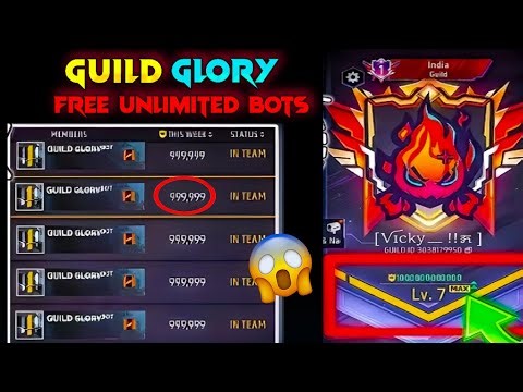Free Fire Guild Glory Bot 😱 | Paid OR Free? | 100% Working Guild Glory Bot 🤖 VICKY