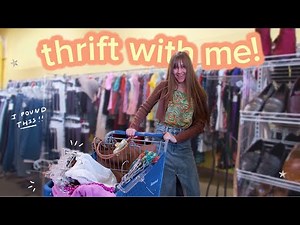 thrift with me (this was a GOOD day) 🛒👏🏽 under $20 spring thrift haul + i found this again?!