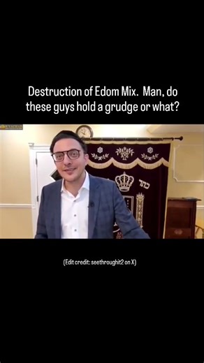 Conspiracy Truther on Instagram: "Destruction of Edom Mix. Man, do these guys hold a grudge or what? (Edit credit: seethroughit2 on X) #truth #truthbetold #viral #truthbomb #viralreels #instagram #truthseeker #instagramreels #reels #newreels #edom"