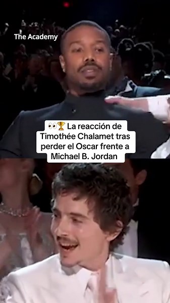 La reacción de Timothée Chalamet en los Oscar 2026