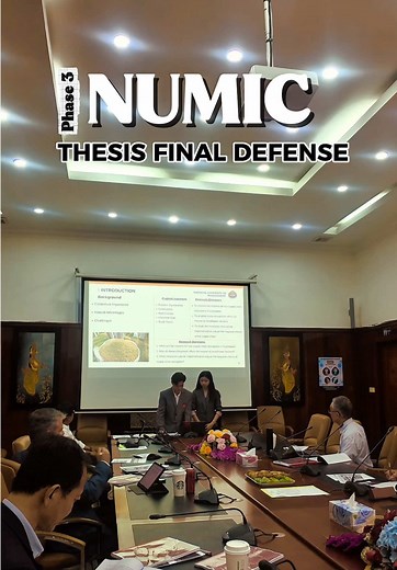 Defensa de tesis en NUMIC: Fase 3 del Cohorte 30
