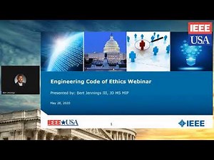 Webinar: Engineering Code Of Ethics - 28 May 2020