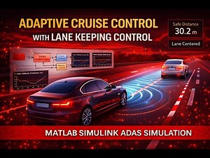 Adaptive Cruise Control with Lane Keeping Control | MATLAB Simulink ADAS Simulation