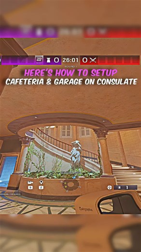 HERE’S HOW TO SETUP CAFETERIA & GARAGE ON CONSULATE 🏆🏆🏆 ( sorry for no audio) #r6klippin #r6 #r6siege #rainbowsixsiege #siege