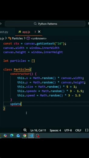 JavaScript Animation Logic in Action ⚡💻 #JavaScript #Coding #Animation #Programming #CodeVersex