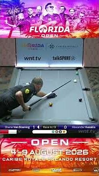 Shane Van Boening vs Kazakis | Florida Open Pool 2026 Final | Rack 2
