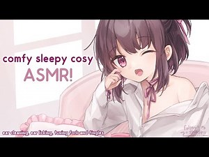 LIVE ASMR! 🔴 lemme nap on your chest for a bit, okay? kisses, ear licking, ear cleaning & triggers 🎀