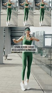 Senam Aerobik Cardio High Impact fokus membakar lemak dan mengecilkan perut. Senam aerobik memperkuat jantung dan paru-paru, membuatmu lebih sehat secara menyeluruh. #senam #aerobik #senamaerobik #olahraga #bodyworkout #aerobicexercise #senamcardio | Komunitas Musik Nusantara