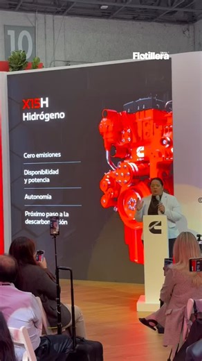Lucy López, Directora Comecial de Cummins México nos platica sobre la nueva estrella de la marca, el motor X15H de hidrógeno para carga pesada. 💪🚚 #Cummins #X15H | Revista Alianza Flotillera