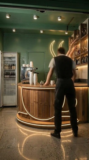 Luxury Coffee Bar Design ☕ Modern Café Interior & Home Coffee Station Ideas