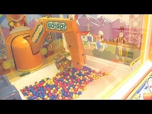 アンパンマンの乗り物発見 クレーンゲーム Pretty fun rides Anpanman Crane Game of Japan アンパンマンのパワフルショベルカー