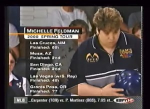 Michelle Feldman changed the game. 14 professional titles Televised 300 @ 21 years old (July 10, 1997) She would have won many more titles had the women’s tour continued when it stopped operations. | Bowling Knowledge