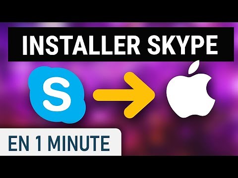 Installer l'application Skype sur Mac