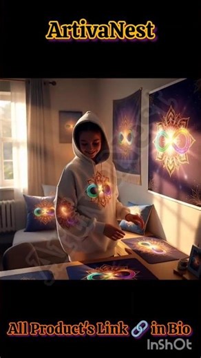 Infinite Aura Glow | Aesthetic Healing Energy with Sacred Mandala Design ✨| #shorts #sacredgeometry