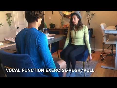 Vocal Function Exercise: PUSH-and-PULL