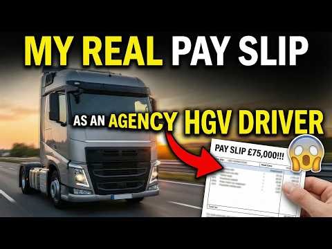 I'm a New HGV Driver and I'm sharing my REAL Pay Slip