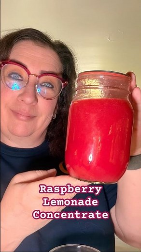 Refreshing Raspberry Lemonade Concentrate #canning #lemonade